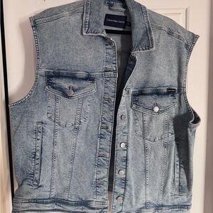 Calvin Klein Jeans Light Blue Denim vest